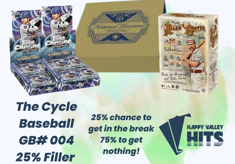 The Cycle Baseball ⚾️ - Cosmic, Ginter, National Treasure - 25% Fillers! GB#004
