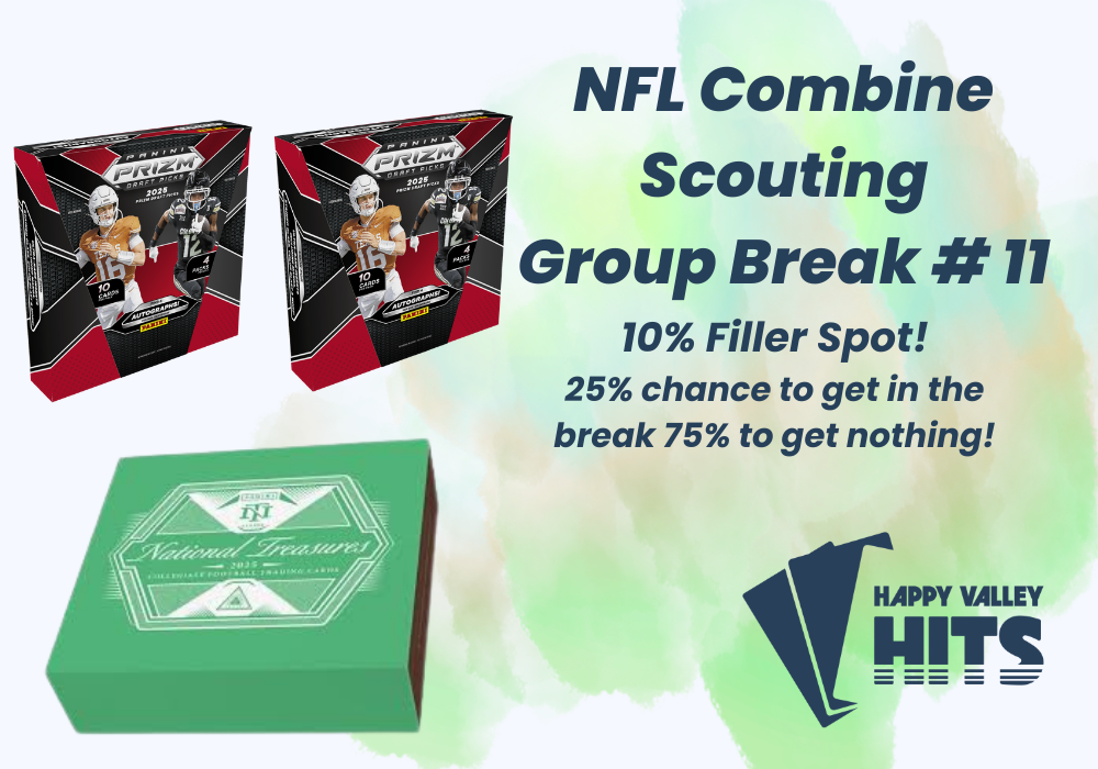 NFL Combine Scouting Left Side Serial Number Break - 10% Fillers GB#11