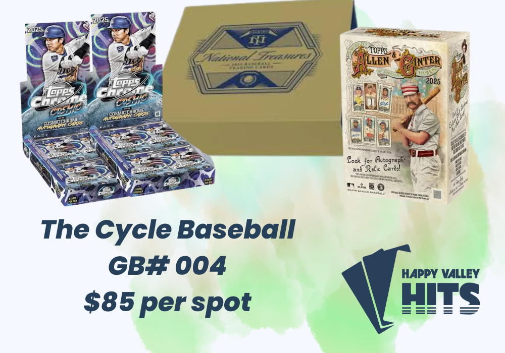 The Cycle Baseball ⚾️  - Cosmic, Ginter, National Treasure GB#004